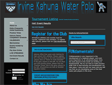 Tablet Screenshot of irvinewaterpolo.org